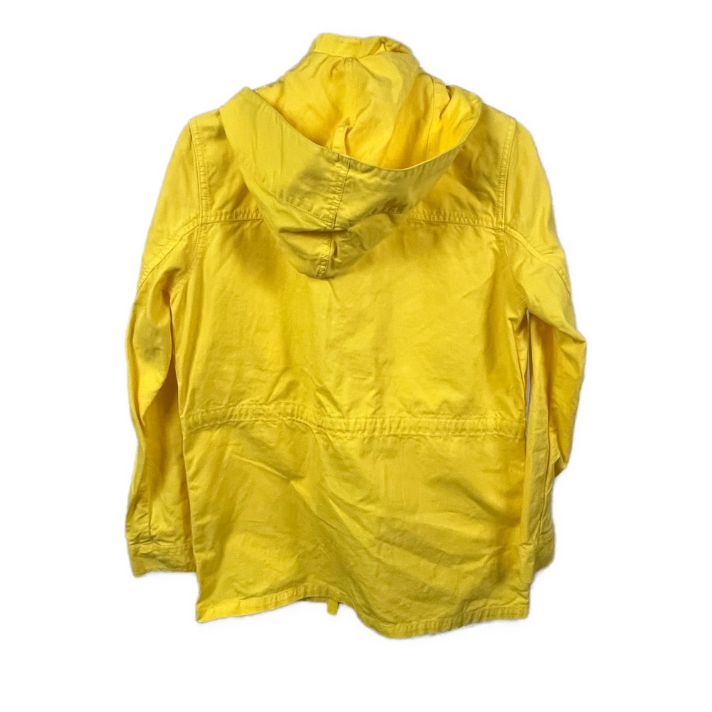 J. Crew Women’s‎ Yellow Light Weight Full Zip Hooded Anorak- Size Small - Picture 5 of 12